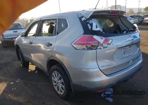 2016 Nissan Rogue S z USA, uszkodzony, nr VIN 5N1AT2MN6GC831634
